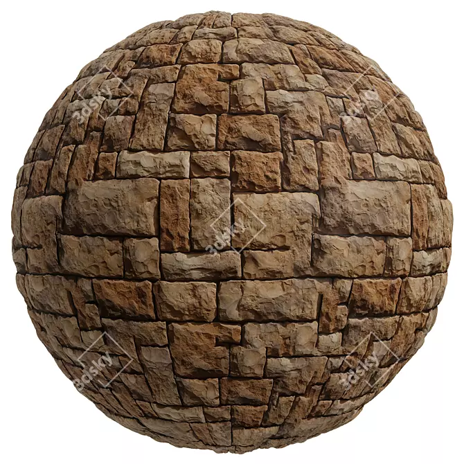 StoneCover 4k PBR Texture Kit 3D model image 3