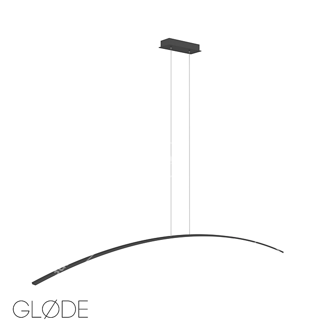 ArcLamp by GLODE: Adjustable Brightness Pendant Lamp 3D model image 1