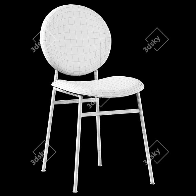 Modern Ingrid Dining Chair: Westelm 3D model image 5