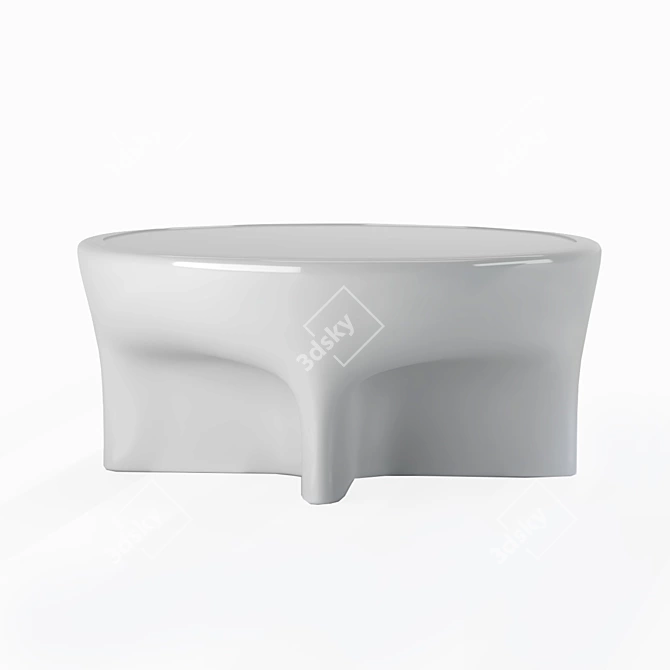 Modern Space-Saving Table: Roche Bobois Rocket 3D model image 2