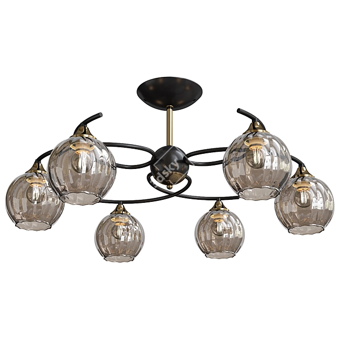 Modern Ceiling Chandelier Sirius S3064 3D model image 1