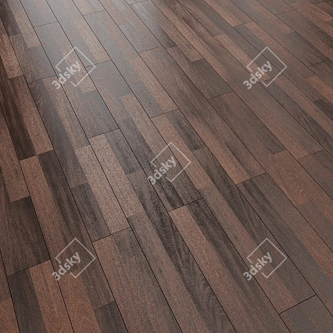 Linear Shift Parquet: Size 1285mm / 192mm 3D model image 1