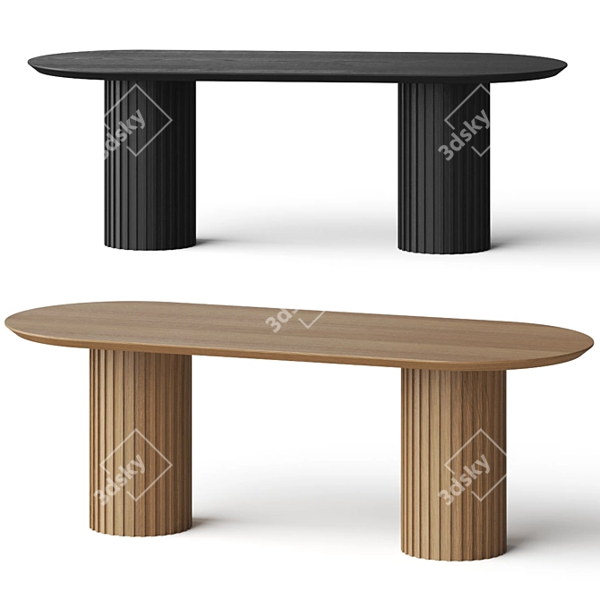 Moderna Cosmo Dining Table - Modern and Stylish Design 3D model image 1