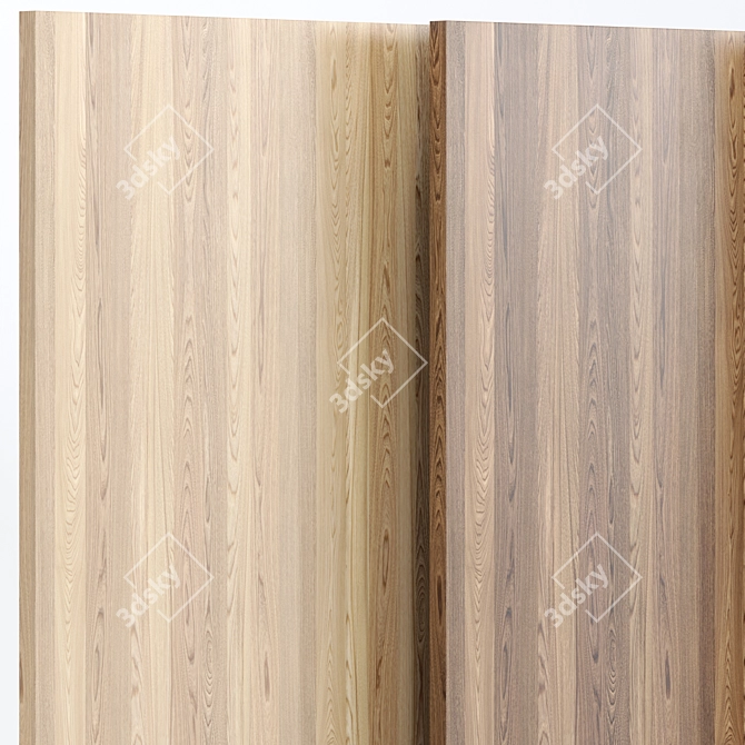 Wood 17: 3 Materials Set 3D model image 2