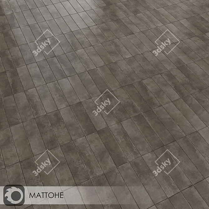 Modern Matte Ceramic Wall Tiles 3D model image 1