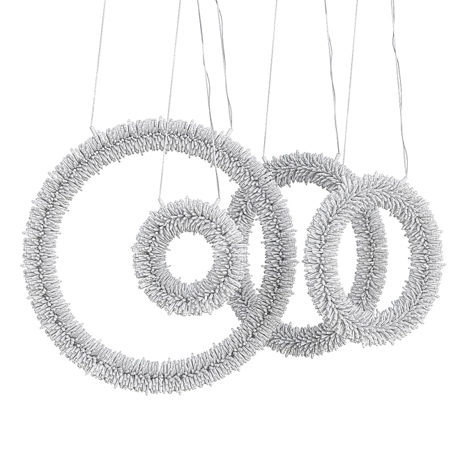 Roslyn Ring Pendant Light 3D model image 3