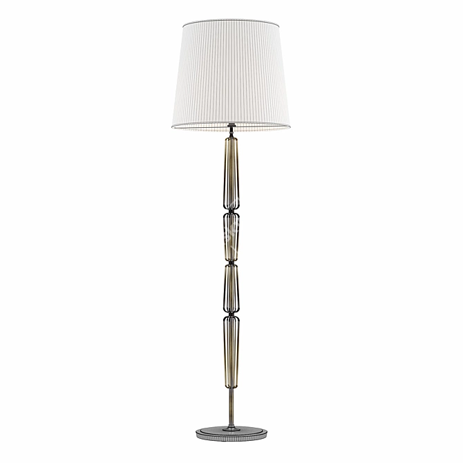 Modern Milo Floor Lamp by Thomas O'Brien 3D model image 2