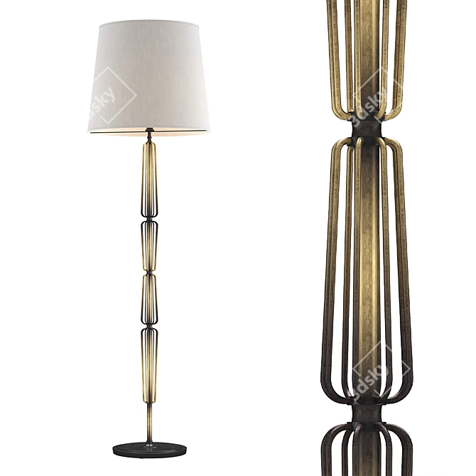 Modern Milo Floor Lamp by Thomas O'Brien 3D model image 3