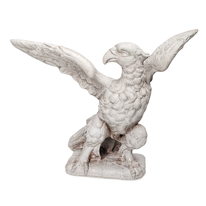  Majestic Eagle Sculpture 3D model image 3