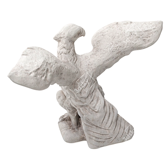  Majestic Eagle Sculpture 3D model image 4