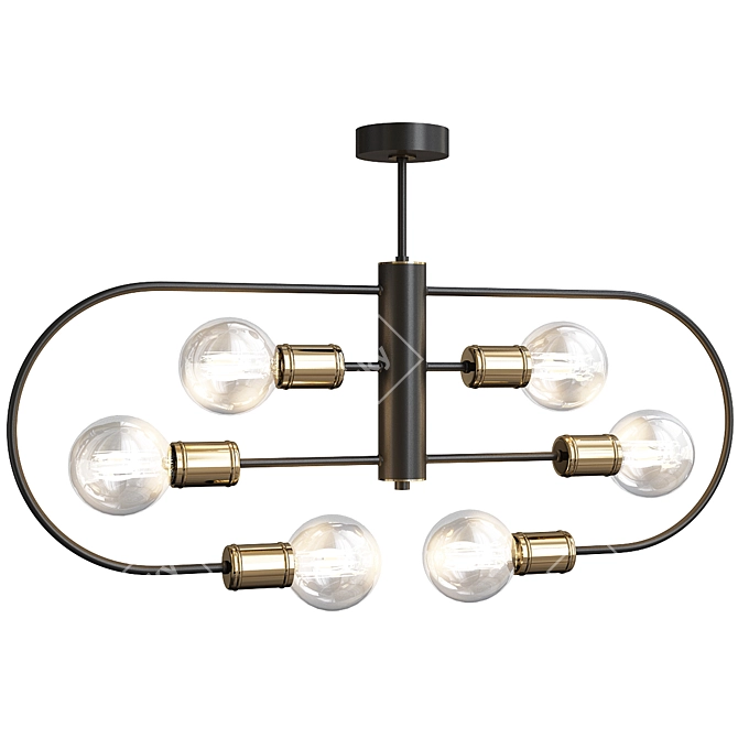 Alfa Signa 63028 Ceiling Chandelier 3D model image 1