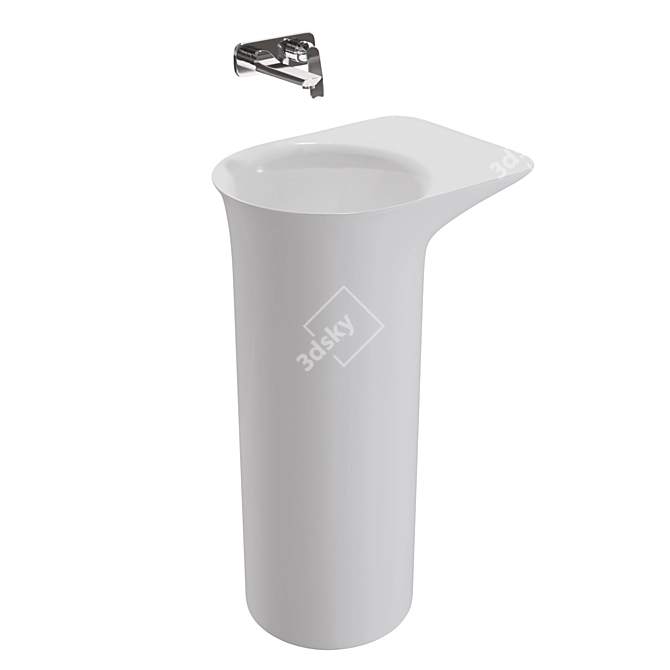 RAK VALET Freestanding Washbasin 3D model image 3