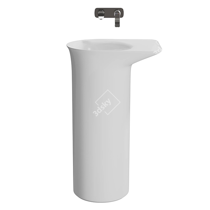 RAK VALET Freestanding Washbasin 3D model image 4