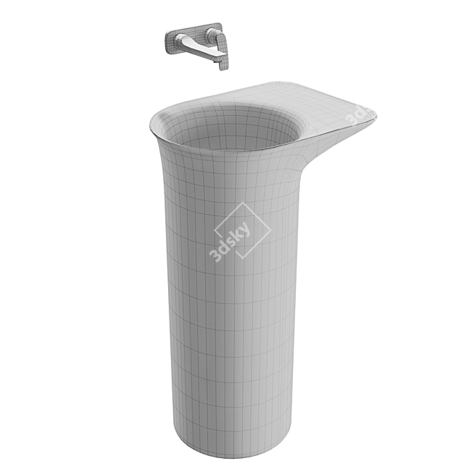 RAK VALET Freestanding Washbasin 3D model image 7