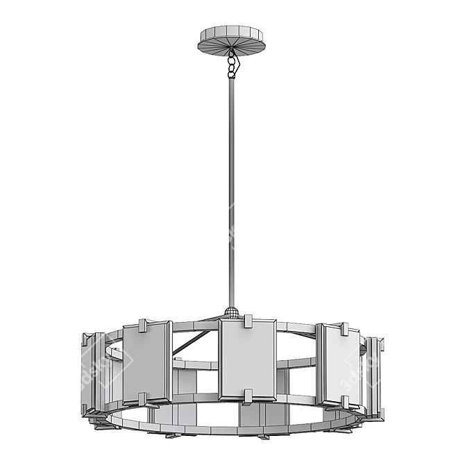 Stilfort Crown Pendant LED Chandelier 3D model image 2