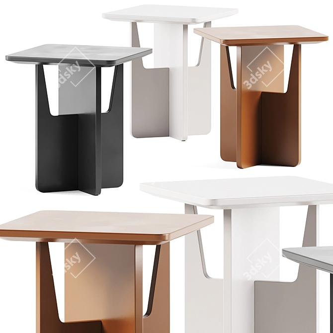 Elegant Bakst Coffee Table 3D model image 1