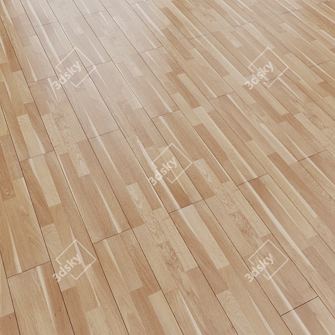 Linear Shift Parquet No. 62 3D model image 1