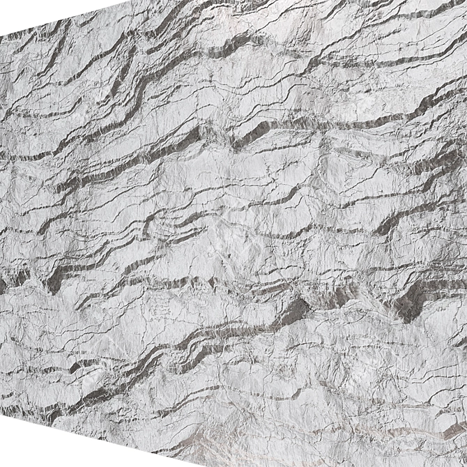 Rock Cliff Wall Textures Kit 3D model image 3