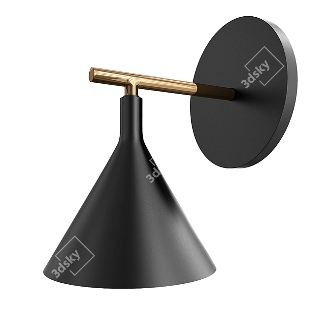 Modern Cast Sconce | MENU 3D model image 1