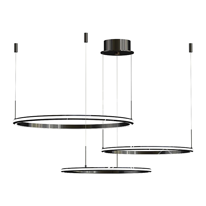 Sleek Modern Design Visit Lamp 3D model image 1
