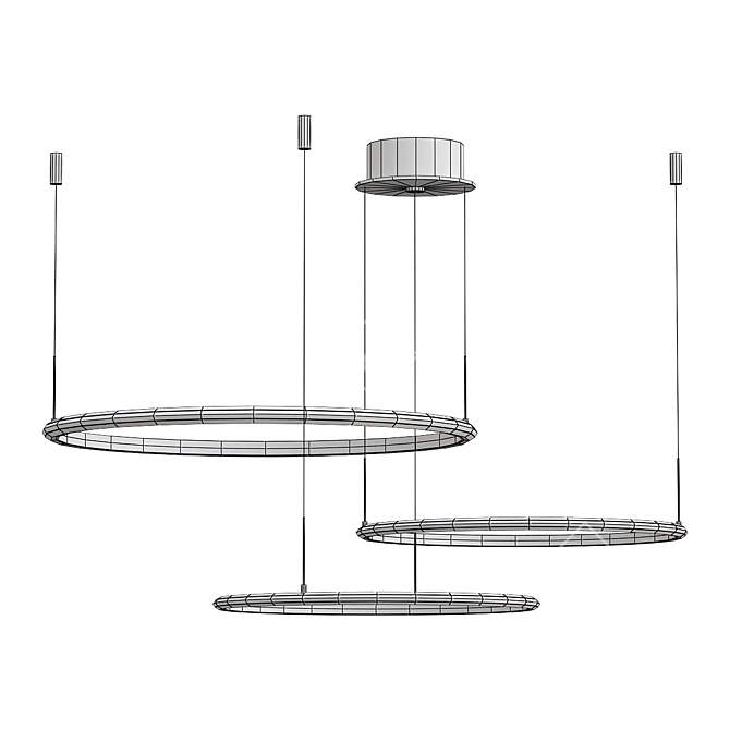 Sleek Modern Design Visit Lamp 3D model image 2