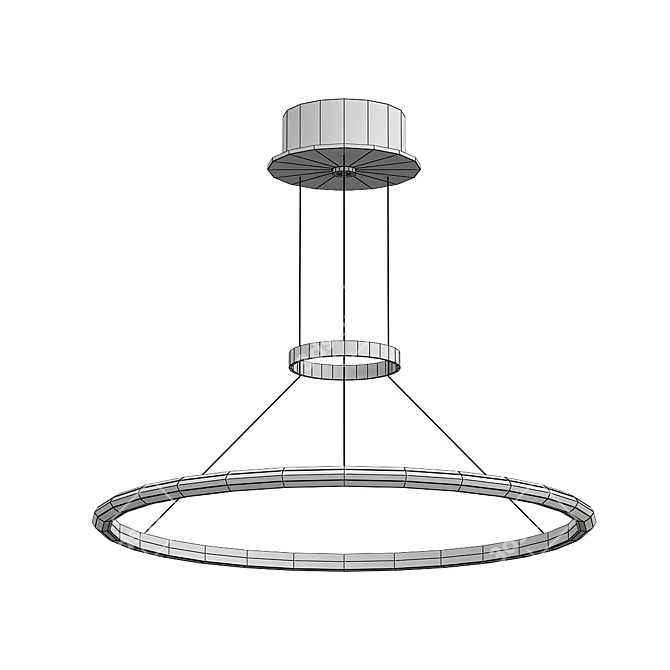 Modern Visit 2 Design Lamp 3D model image 2