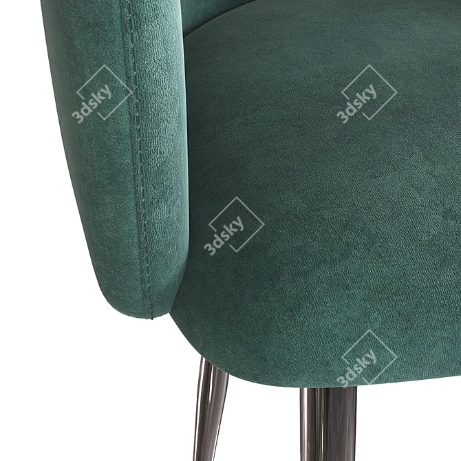 Metal Light OM Chair | Stylish and Comfortable 3D model image 4