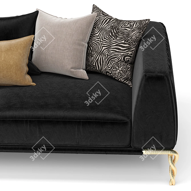 ANJE Majesty: Luxury Sofa for Elegant Living 3D model image 5