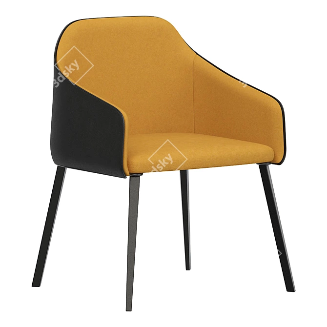 Sleek and Stylish Pedrali Laja Chairs 3D model image 1