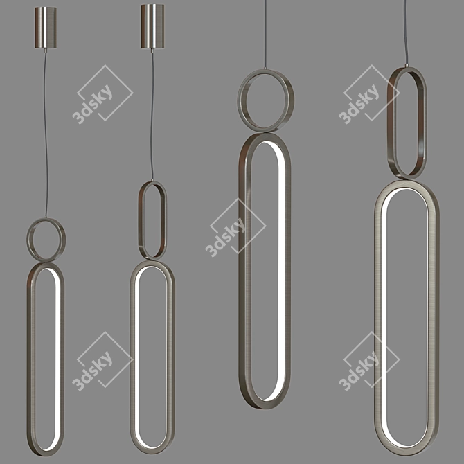 Modern Metal Corner Design 3D model image 9