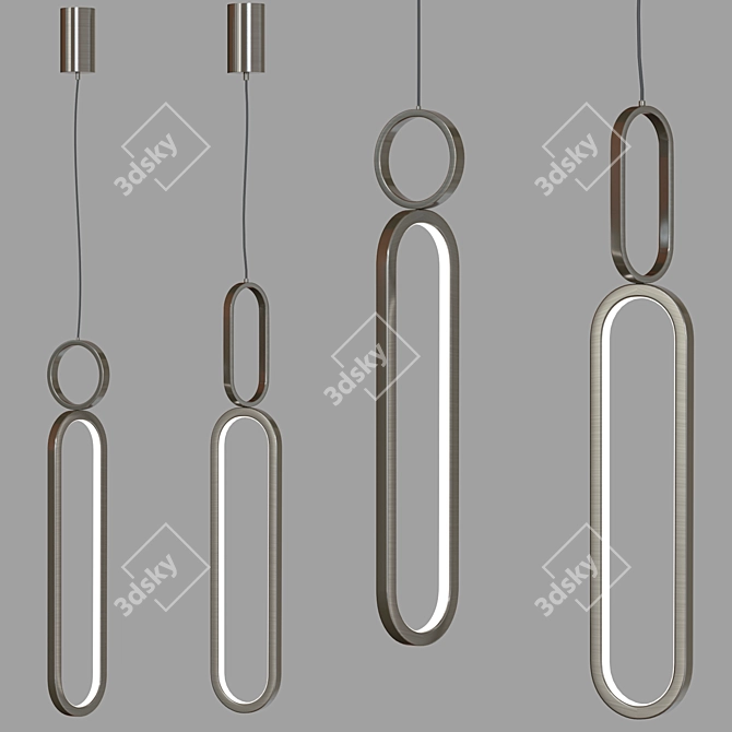 Modern Metal Corner Design 3D model image 12