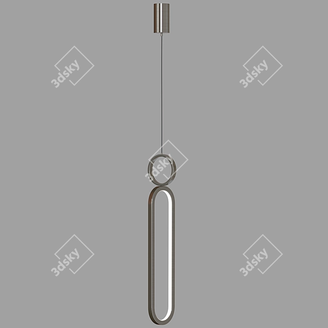 Modern Metal Corner Design 3D model image 13