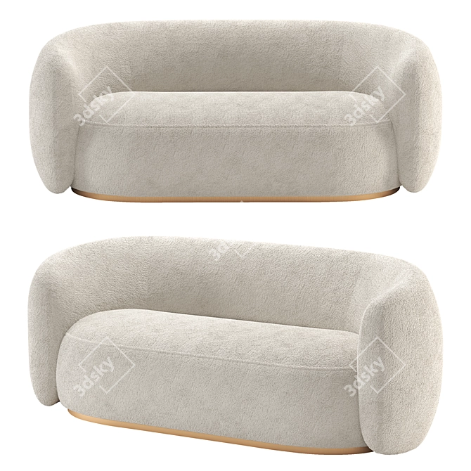 Luxury Eichholtz ROXY Sofa: 5 Colors, High-Quality Textures 3D model image 1