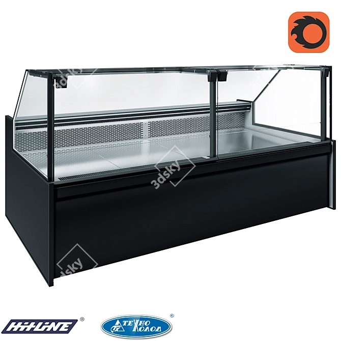 Missouri MC 120 Deli PS 130-DBM: Elite Refrigerated Display 3D model image 1