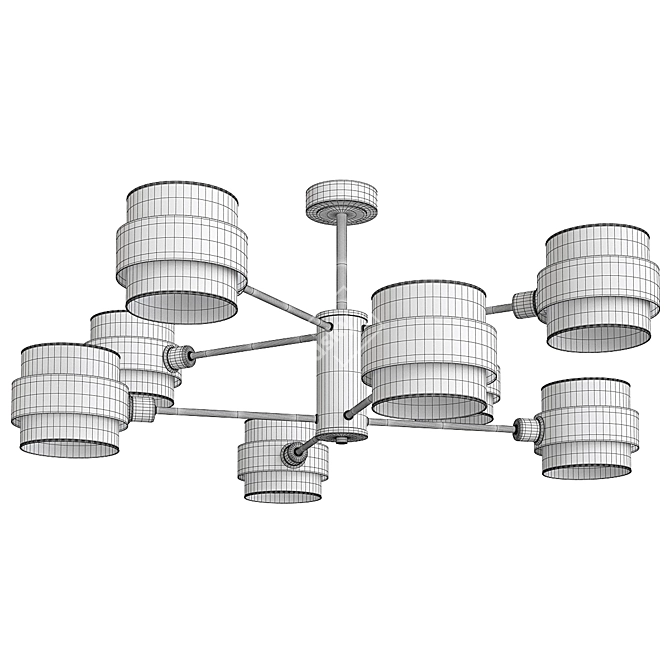 Eurosvet Arcada | Modern Loft Ceiling Chandelier 3D model image 2