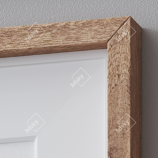 Elegant Frame Set: Wall Paintings 3D model image 3