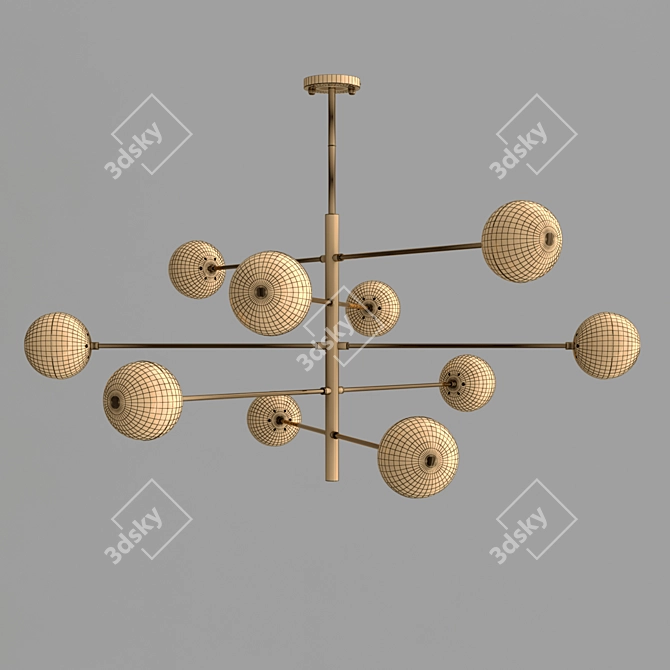 ILVA Modern Designer Pendant Lamp 3D model image 2