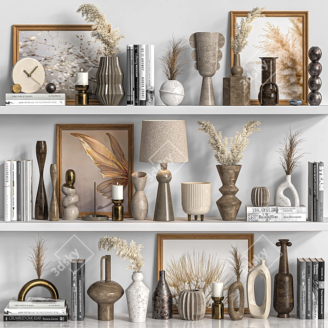 Elegant Decor Set '15 3D model image 1