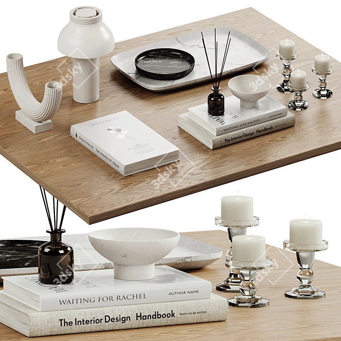 Elegant Decor Set 2015 3D model image 1