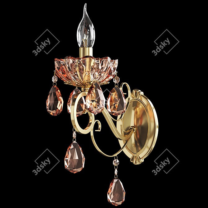 Eurosvet Escada Chandelier 3D model image 2