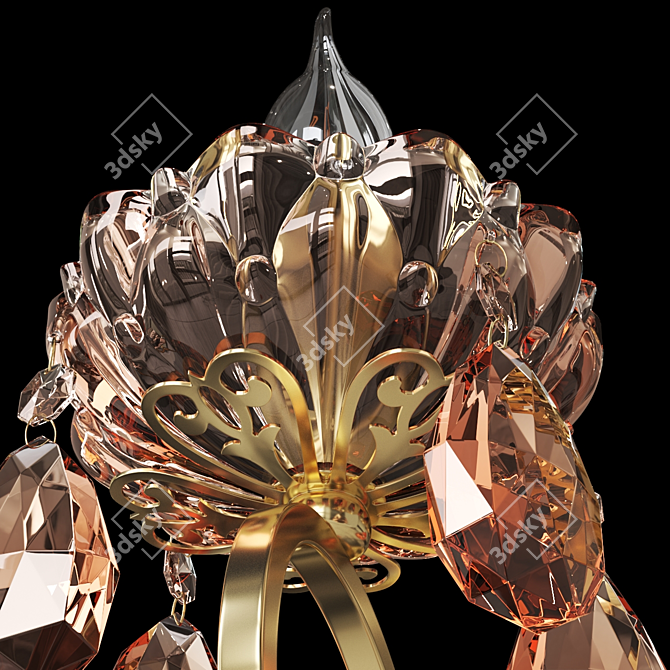 Eurosvet Escada Chandelier 3D model image 3