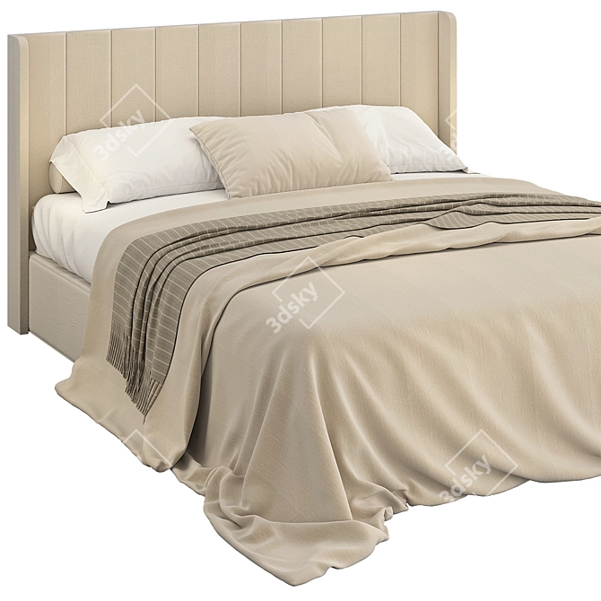 Elegant Rh Modena Vertical Bed 3D model image 2