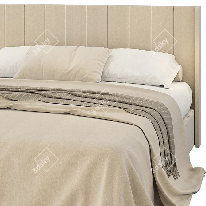 Elegant Rh Modena Vertical Bed 3D model image 3