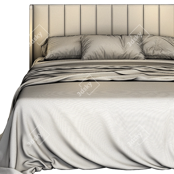 Elegant Rh Modena Vertical Bed 3D model image 4