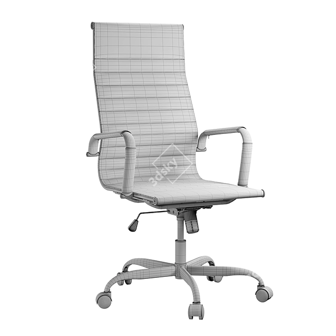  Executive Comfort City Chair 3D model image 3