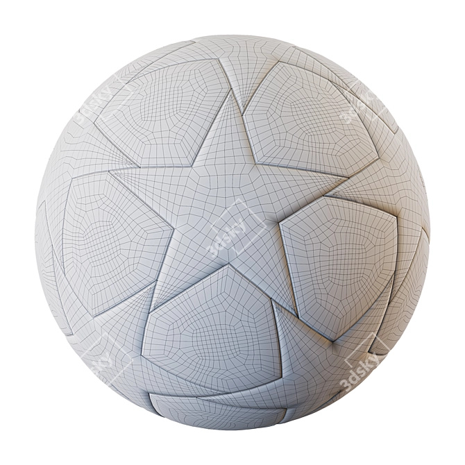 Adidas UCL St.Petersburg Ball 3D model image 4