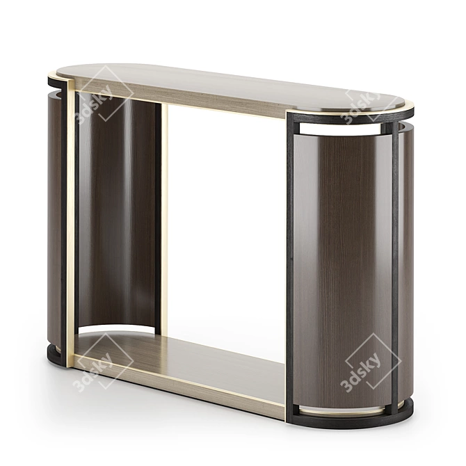 Frato Sonoma Console: Elegant Portuguese Design 3D model image 1