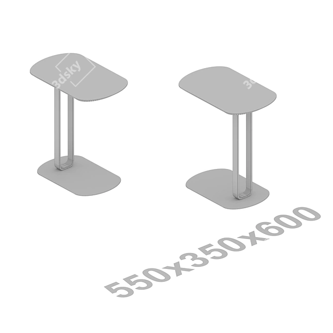 RIS Tok Furniture: Versatile Tables Series 3D model image 1