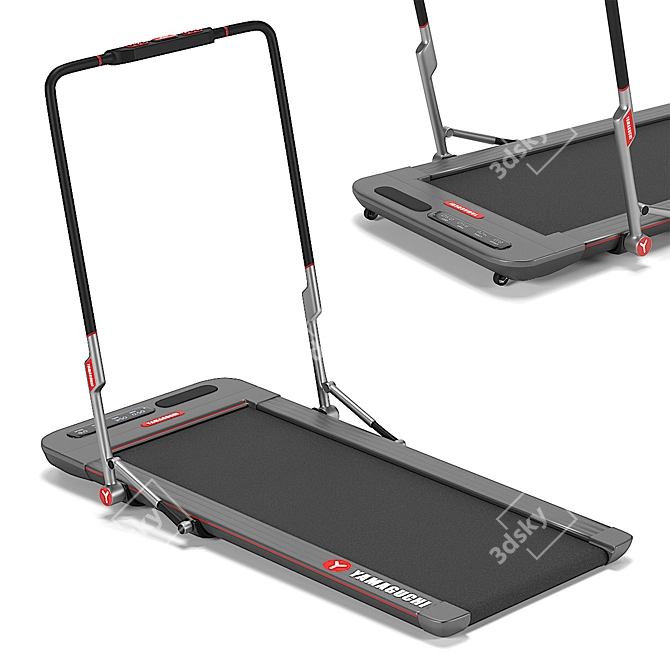 YAMAGUCHI Pro Treadmill 3D model image 1