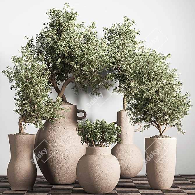 Indoor Greenery Haven 3D model image 5